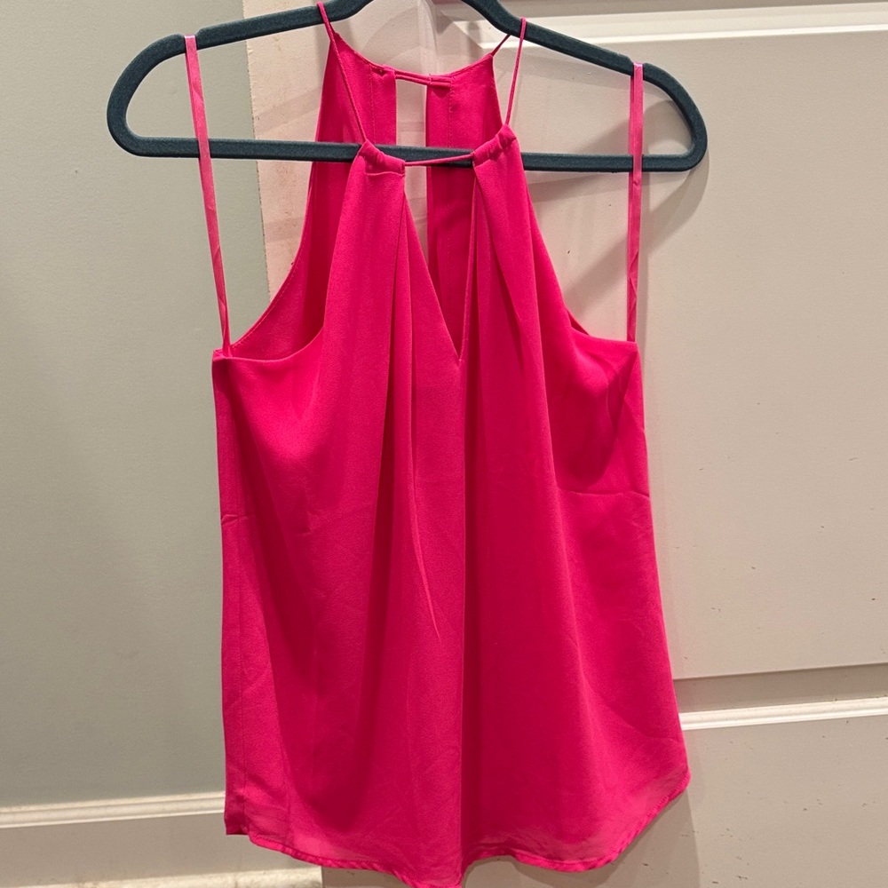 Naked Zebra Hot Pink Camisole Top